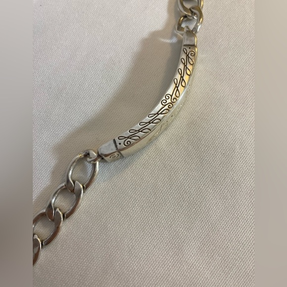 Brighton Friends Embellished Silver Tone Chain Bracelet - Picture 3 of 11